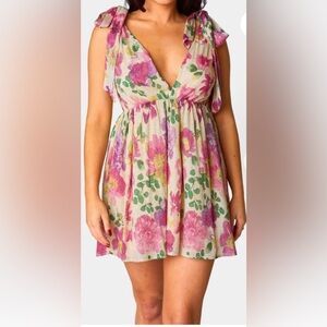 Buddylove - Melanie Tie-shoulder Mini Dress